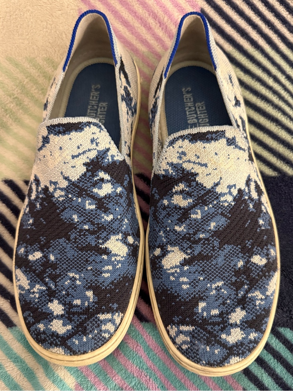 Rothy’s x The Butcher’s Daughter Shibori sneakers